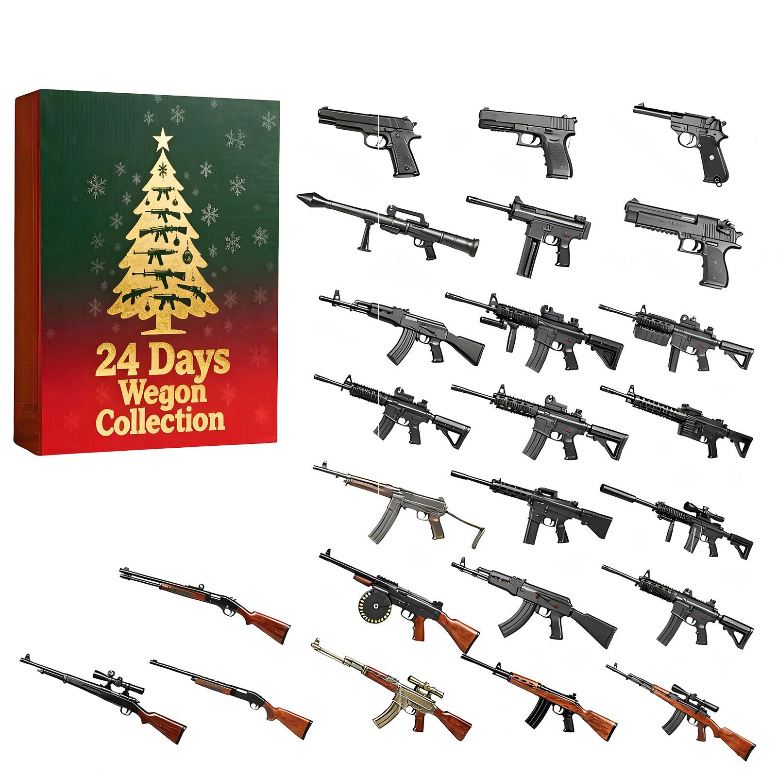 

Календарь обратного отсчета включает 24 подарка, календарь обратного отсчета и подарок-сюрприз One Size