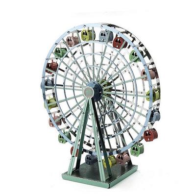 Real Honey Night Metal Fur Theme Park Korea Ferris Cars Roller Coaster Viking Series Korea 3D-Puzzle