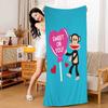 Logo P-Pauls F-Frank Beach Towel Colorful Bath Towels for Girl Microfiber Quick Dry Custom Sand Free Beach Yoga Spa Gym Pool