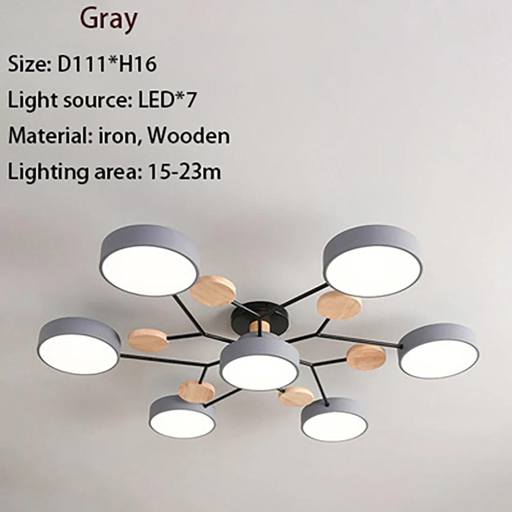 Modern LED Chandelier Macaron Ceiling Lamp For Bedroom Children's Room Living Dining Room Interior Decor Lighting Fixture Luster