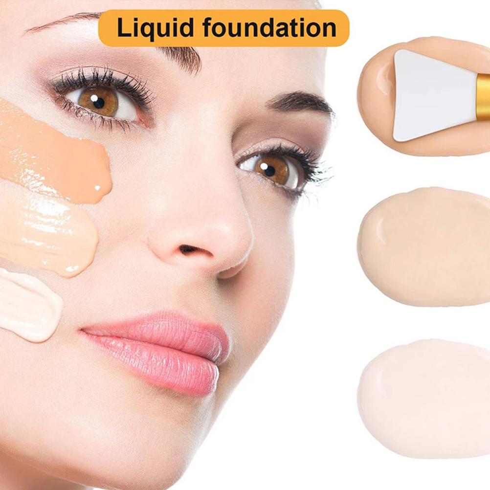 Facial Mask Brush Soft Silicone Mud Mask Mixing DIY Makeup Brushes for Skin Care Red