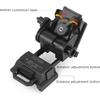 PVS15/18 Night Vision Goggles Metal Helmet Mount for L4G24 NVG, Rhino Adjustable Full Metal Aluminum Helmet Mount (Black)
