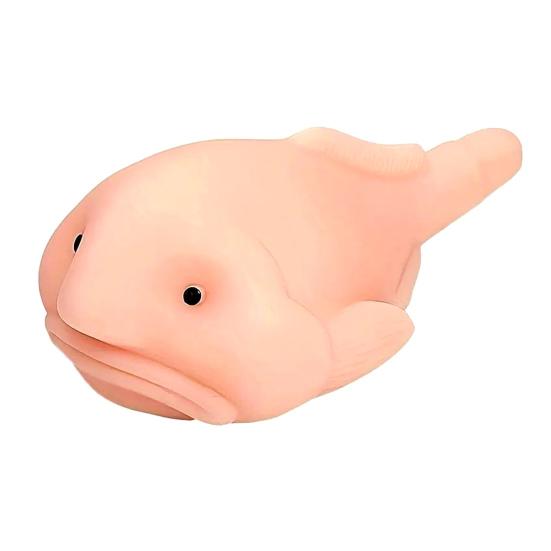 

Ugly Fish Slow-Rising Squeeze Toy Soft TPR Fidget for Stress Relief Cute Decompression Gadget for Kids Adults Portable Novelty Gift for Anxiety розовый