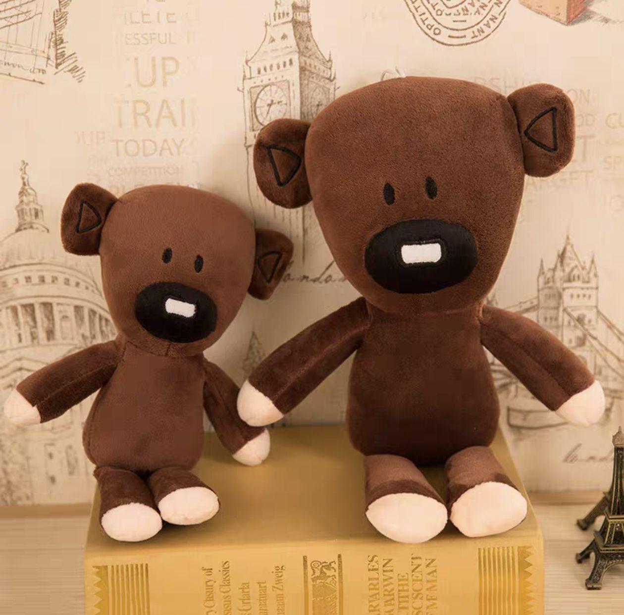 Schattige Klassieke Komedie Teddybeer Pluche Pop Cartoon Knuffeldier Speelgoed Zacht Kussen Verzamelaar Sofa Bed Decor Volwassen Festival Cadeau 30cm