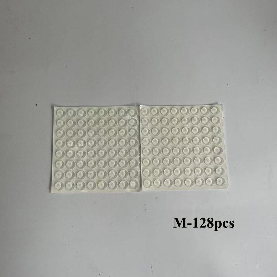 30/32/100/128pcs/Silicone collision pads, furniture cushioning and noise reduction stickers, shock absorption
