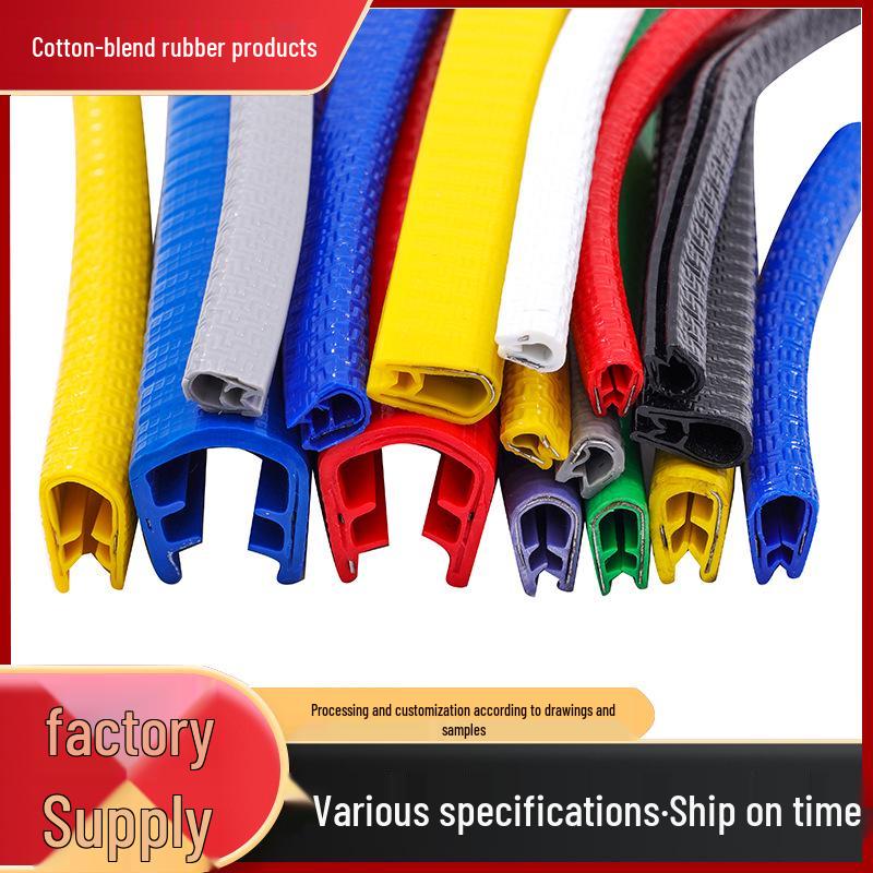 Samolepicí ochrana hran dveří auta ve tvaru U - Univerzální těsnění proti kolizi a poškrábání