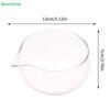 Japanese-Style Matcha Bowl | High Borosilicate Glass Bowl with Spout - Transparent Hammered Texture for Matcha Preparation