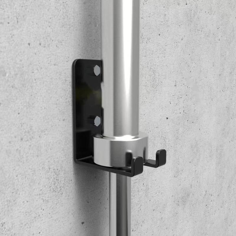 Heavy Duty Barbell Holder Single for  Barbells Metal Hanger Wall Mounted Gym Garage Barbell Rack Easy Installatio