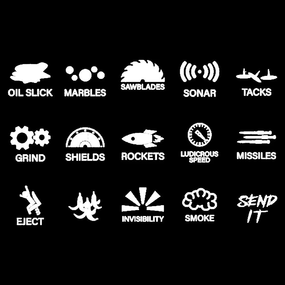 

Car Window Buttons Sticker Car Instrument Panel Console Switch Sticker Novelty Car Interior Fake Button Decoration Accessories 1 set