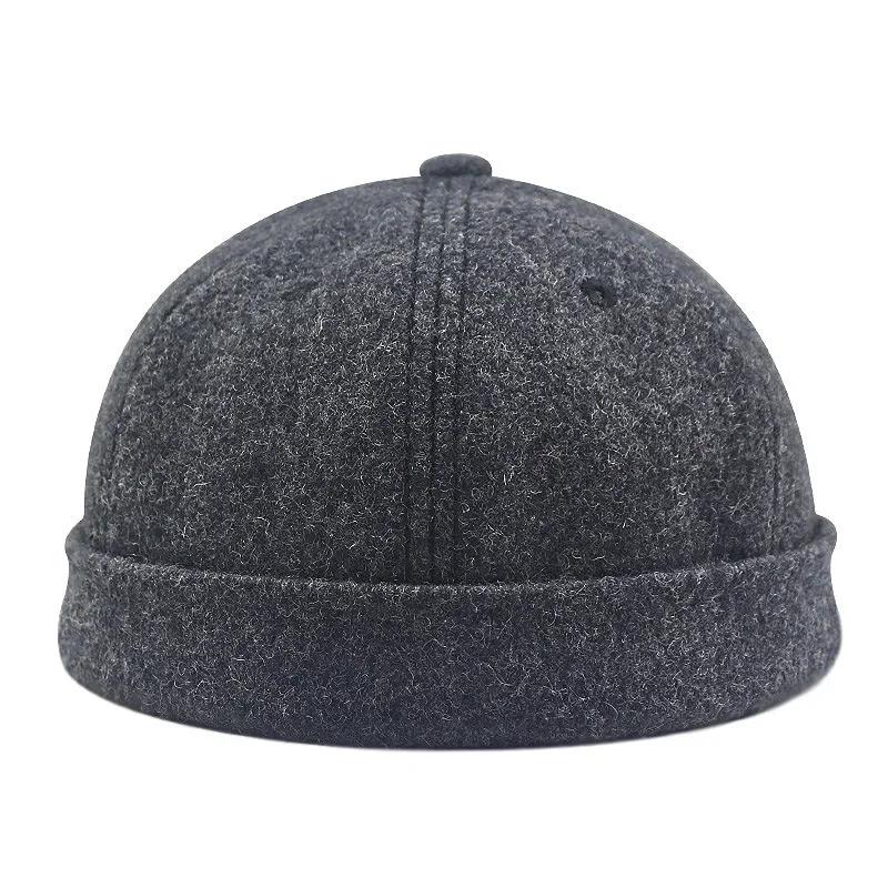 Big Size Wool Beanies Dad Felt Hip Hop Beret Men Sailor Hats Women Warm Winter Hat Men Hip Hop Skullies Caps 65CM large Size