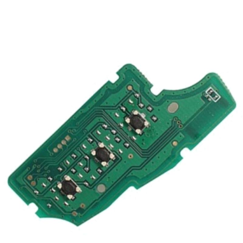 Car PCF7961M 4A Chip 433Mhz 3 Buttons Folding Remote Control Key For Renault Megane 3 HU56R Key Blade