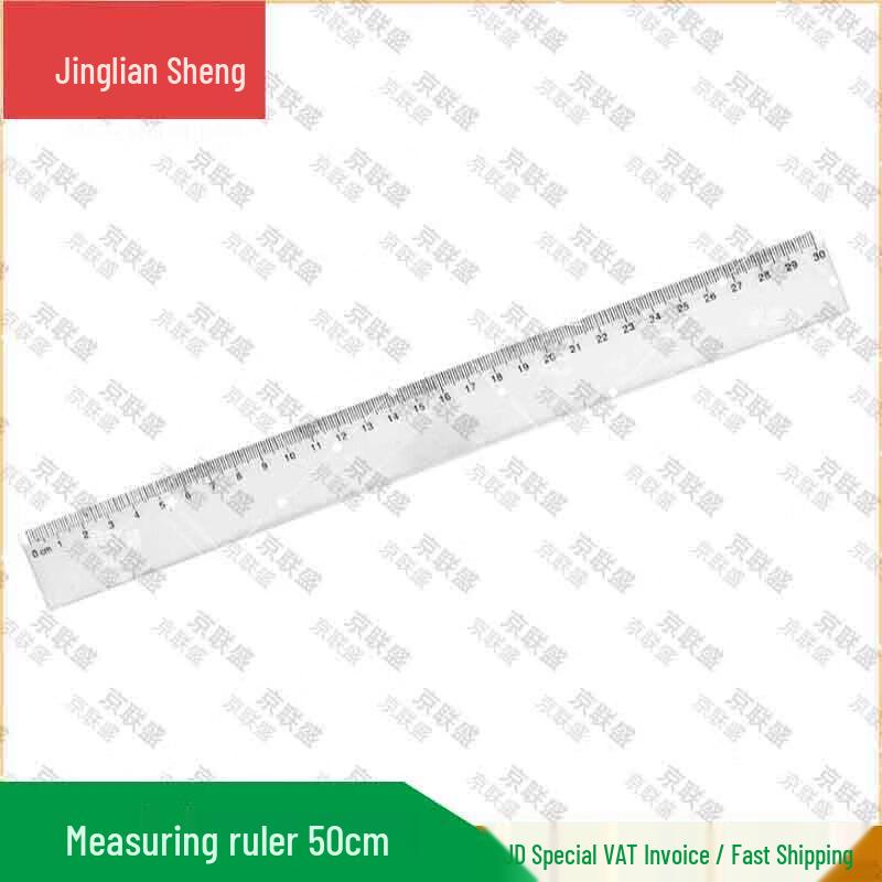 JingLianSheng Transparent Straight Ruler