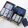 Set da 7 pezzi, borsa da viaggio, organizer per vestiti, bagagli, organizer da viaggio, coperta, scarpe, organizer, borsa, valigia, cubi da imballaggio