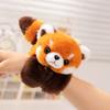 Animal Raccoon Wrist Snap Loop Plush Toy Doll Capybara Little Lion Bracelet Children's Muppet Doll