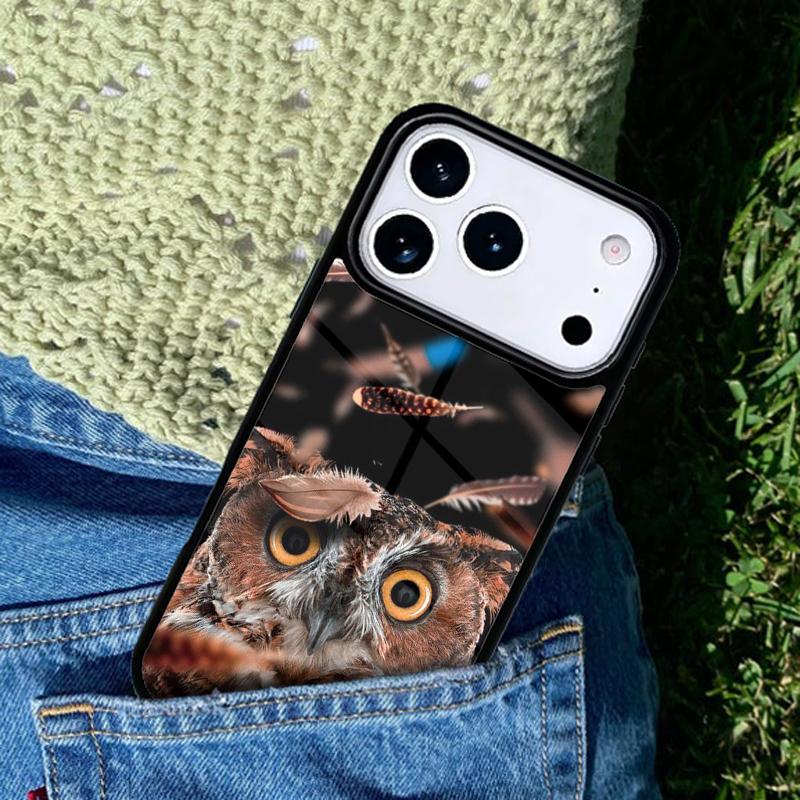 Owl Animal Pattern mobile phone case Compatible with IPhone 17 16 15 14 13 12 11Pro Max 17 Air cover