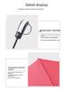 Umbrella Sunny And Rainy Automatic With Printed Logo Black Plastic Spf Sunscreen Threefolding Design