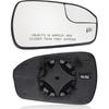 Passenger Right Side Heated Mirror Glass Replacement For 2013 2014 2015 2016 2017 2018   Ford Fusion - Exterior Side View Convex Mirror With Blind