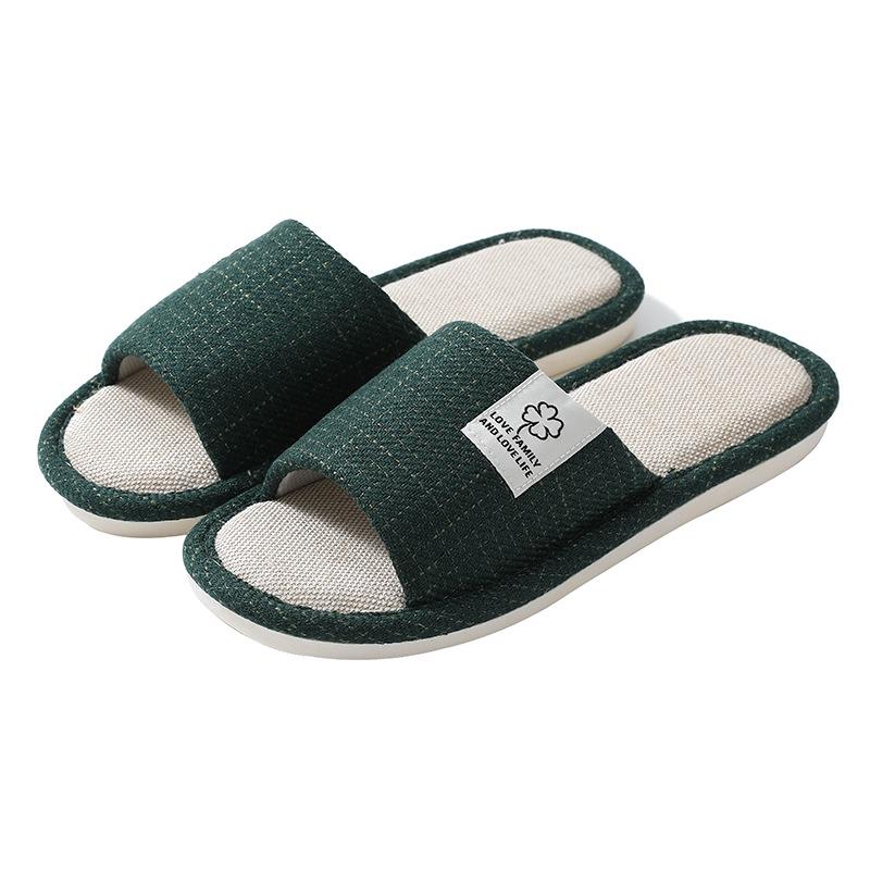Linen Slippers for Men & Women: Indoor/Outdoor, All-Season, Cotton Linen, Japanese-Korean Style, Spring/Autumn