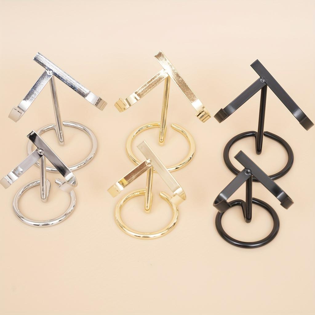 1 PC Simple Metal Love Crystal Base, crystal ball ore standard base, crystal stone bracket, suitable for home living room office decoration