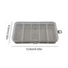 5 Compartments Fishing Tackle Box Plastic Waterproof Fishing Equipment Soft Fish Lure Hook Bait Storage Case Organizer Container