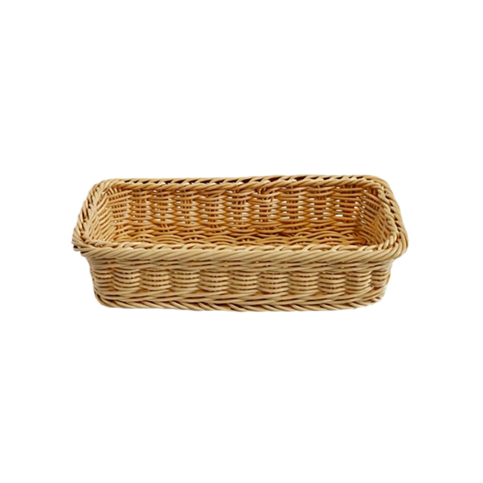 Wicker Square Chopstick Basket, Japanese Cutlery Basket, Household Chopstick Holder, Draining Kitchen Tableware Storage Box