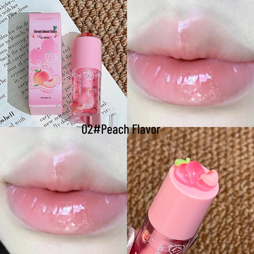 JOJO DIARY Hydrating Lip Gloss: Nourishing Repair for Dry Lips, Fades Lines, and Plumps.