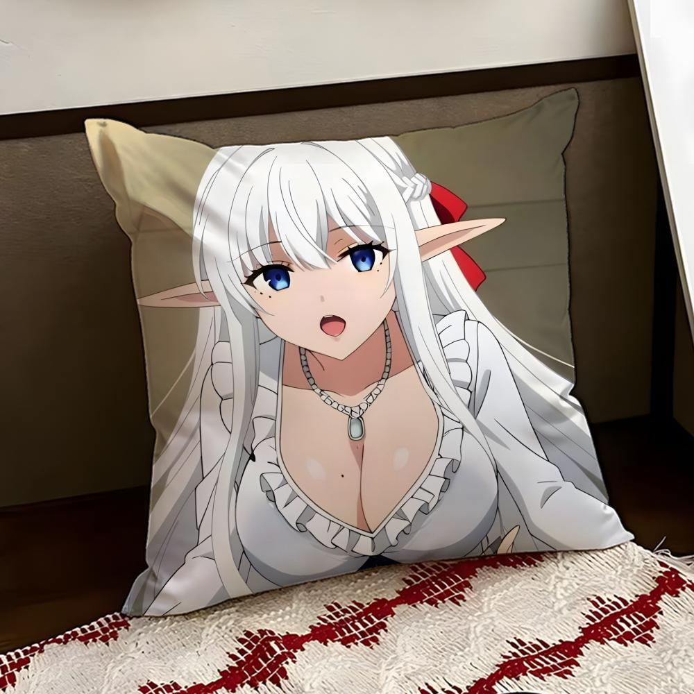 Anime TGDL Cushion Cover Reversible Soft Durable Pillow Cover Home Car MultiScene Use for Daily Comfort