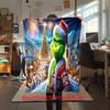 Christmas Gift Comedy Movie How the Grinch Stole Christmas blanket home warming, four season bed decoration sofa cover flannel throwing blanket K6