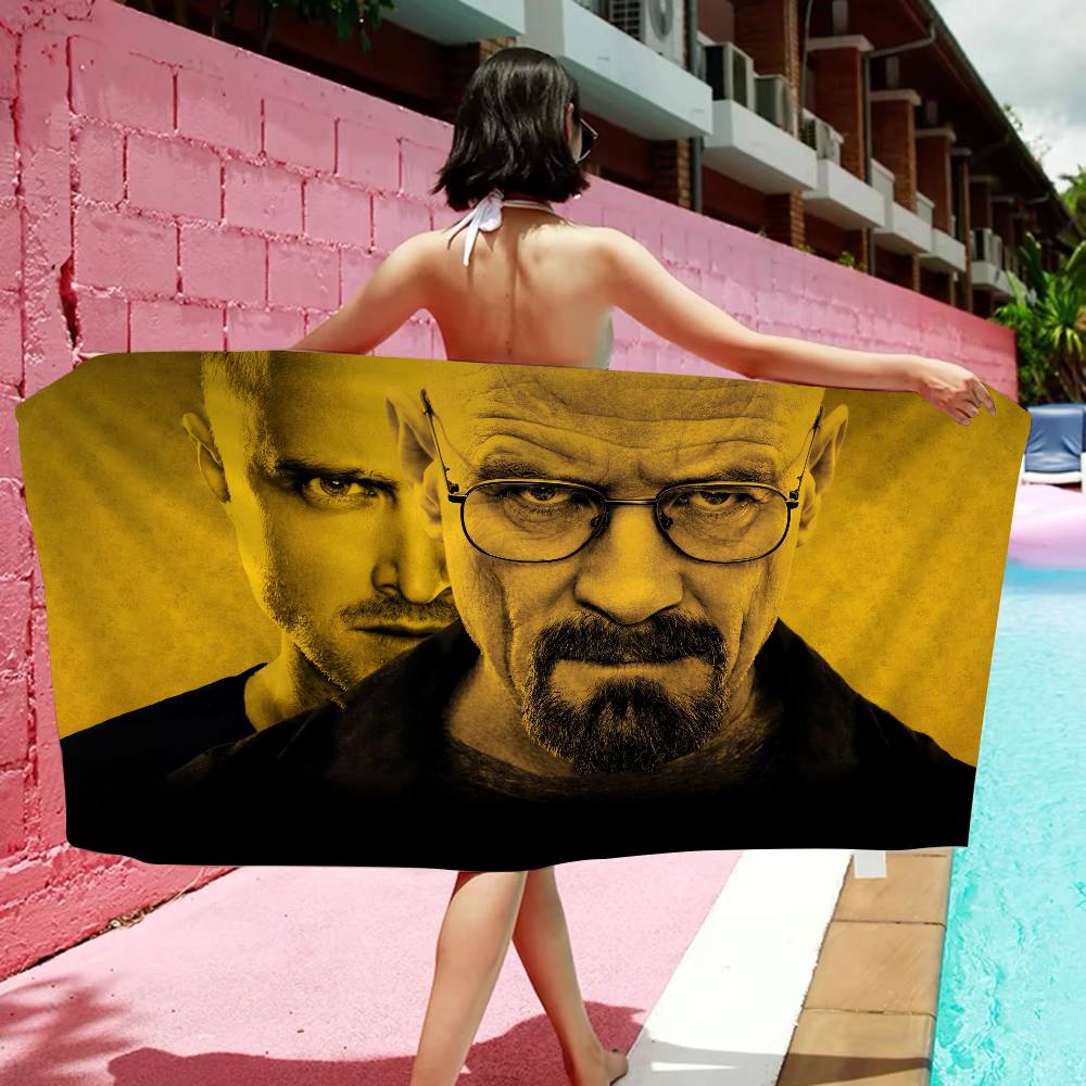 TV Play Breaking Bad Anime Beach Swimming Towel Soft Absorbent Washcloth Children's Gifts For Kids Travel Camping Gym