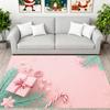 Pink Christmas Decoration Carpet Girl Bedroom Cloakroom Non-slip Floor Mat Creativity Living Room Sofa Area Rug Entrance Doormat