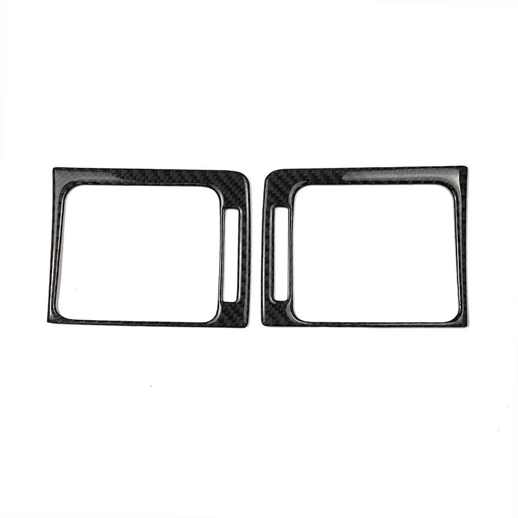 

Для Subaru Forester Карбоновый салон кондиционера воздуха рамка вентиляционная решетка автомобиля Стайлинг наклейка 2016-2018 Аксессуары For Forester 16-18 чёрный