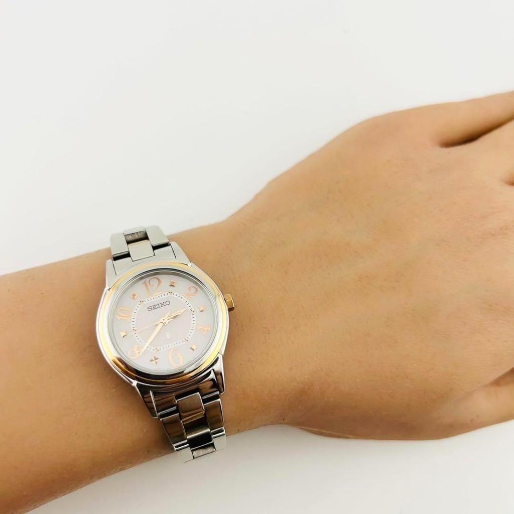 [USED] Rare 2864 SEIKO LK Women's Radio-Controlled SOLAR QZ Watch