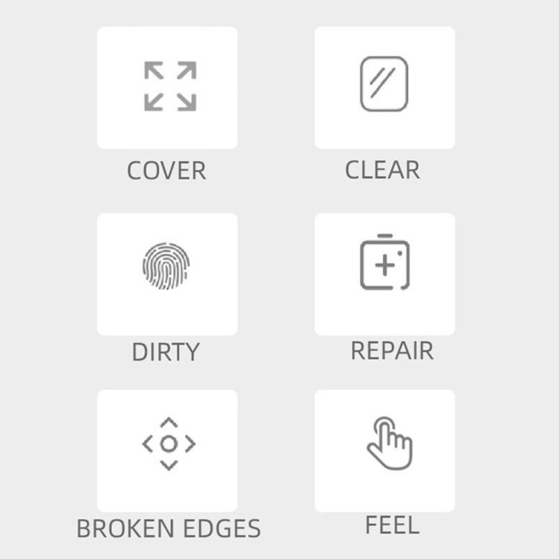 High Transparency Tempered Glass Screen Protector Anti Scratch Anti Fingerprint Clear Visuals Suitable For Action Camera