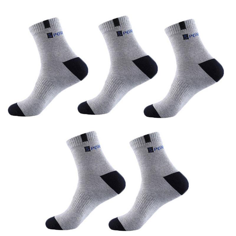 5Pair Bamboo Fiber Summer Spring Men Socks Breathable Cotton Sports Sock Breathable Deodorant Business Socks