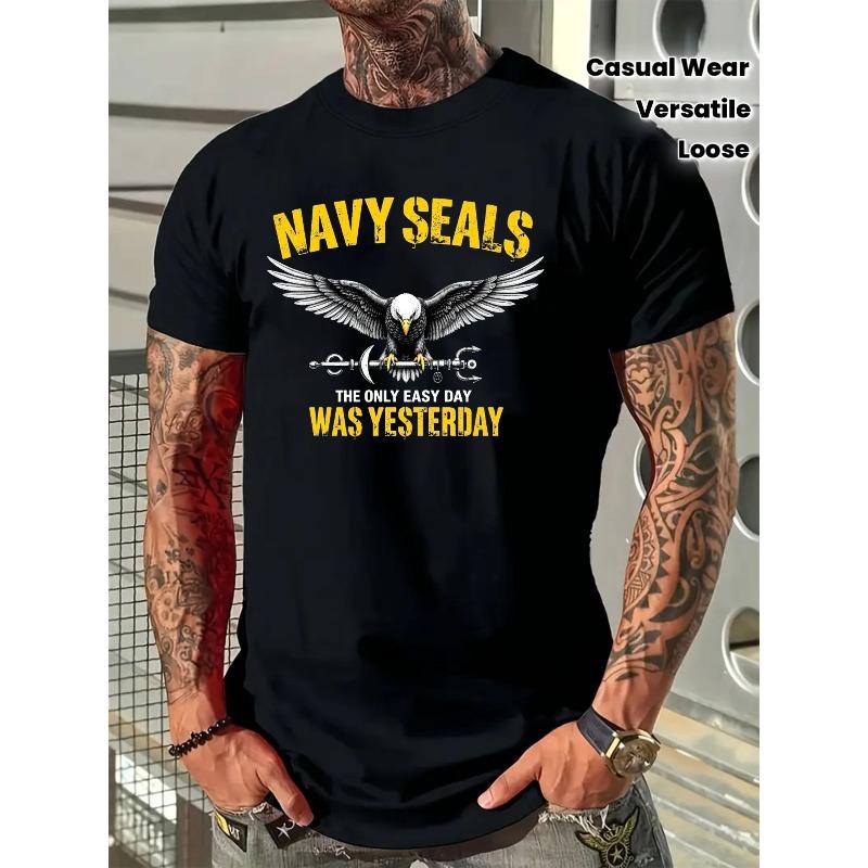 

Европейские размеры Мужская летняя повседневная спортивная модная футболка, Мягкая, дышащая, с обычной посадкой, с круглым вырезом, Подходит для повседневной носки S чёрный