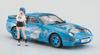Hasegawa Porsche 968 Tamago Girls Maiyuki Sara Plastic Model Kit SP615 1/24 w/Figure (Automobile)