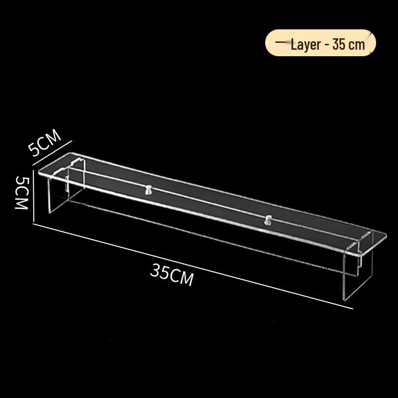 Transparent Multilayer Acrylic Display Stand for Figurines and Dolls