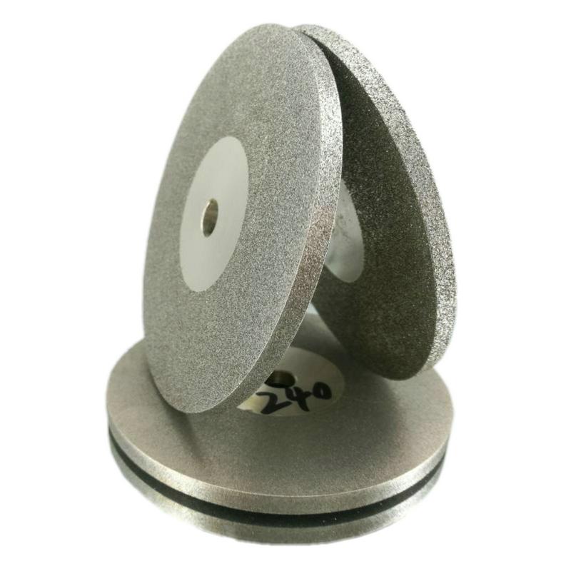 Double Sided Diamond Disk 45-1000 Grit Lapidary Diamond Grinding Disc Wheel Rotary Rotary Abrasive Tools