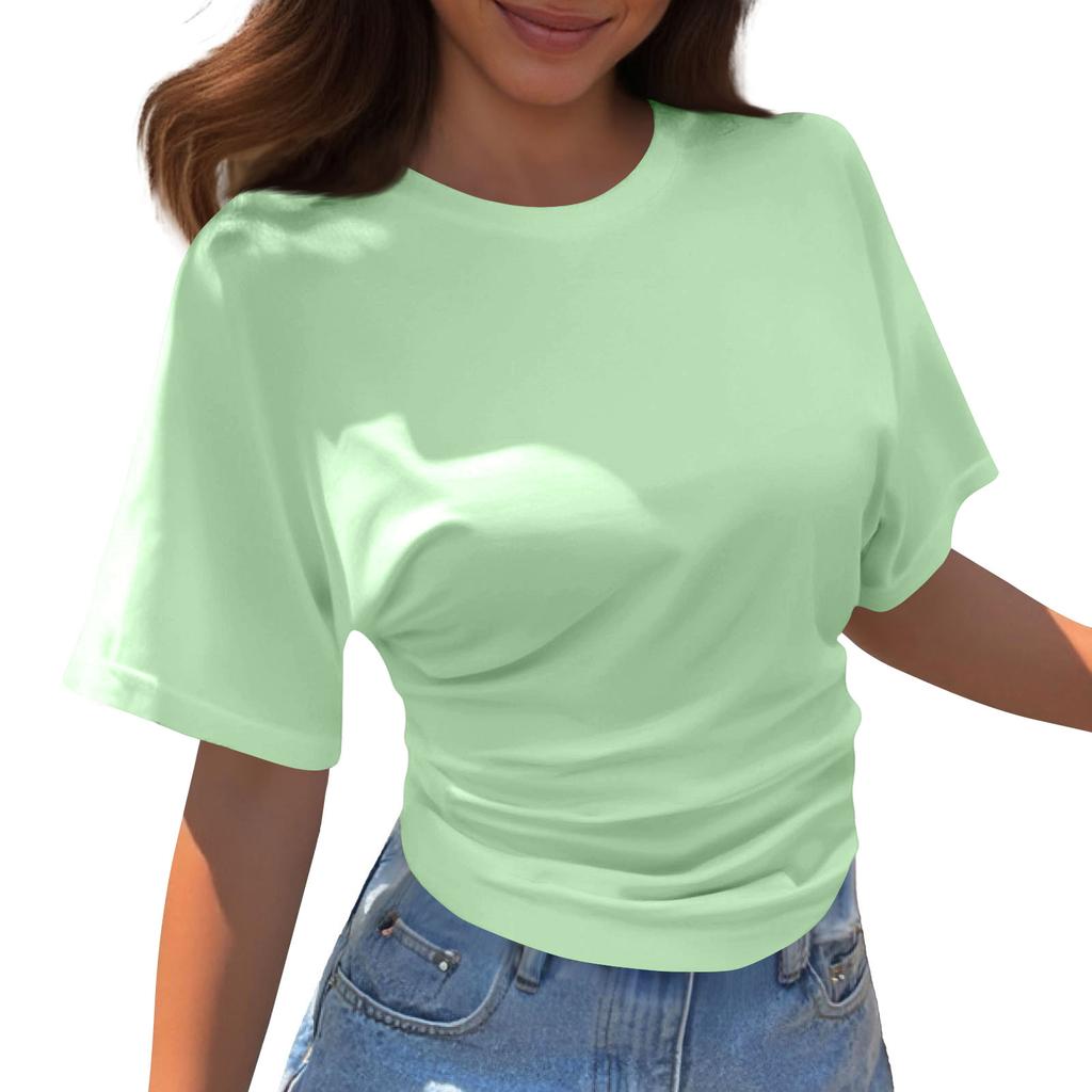 Women's Round Neck  Loose Lightweight Spring/Summer Top