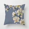 Office Sofa Cushion Cover Floral Flower Print Simple Pillow Cover Household Products