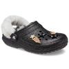 Crocs Disco Classic Lined Disco Glitter Clogs Unisex 'Black White'