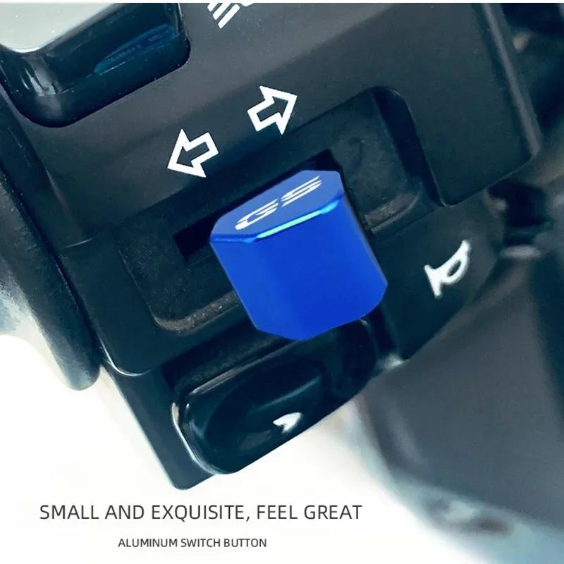 Motorcycle CNC Switch Button Turn Signal Key Cap Gs1200 Gs 1250 For BMW R1200GS R1250GS Adventure F850GS F750GS G310GS F800GS