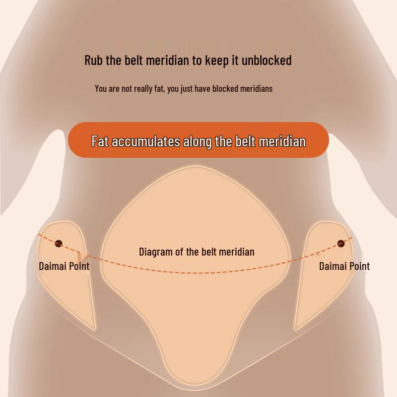 Universelle Eichenholz Meridian Bauchmassagebürste mit Sehnenbürste