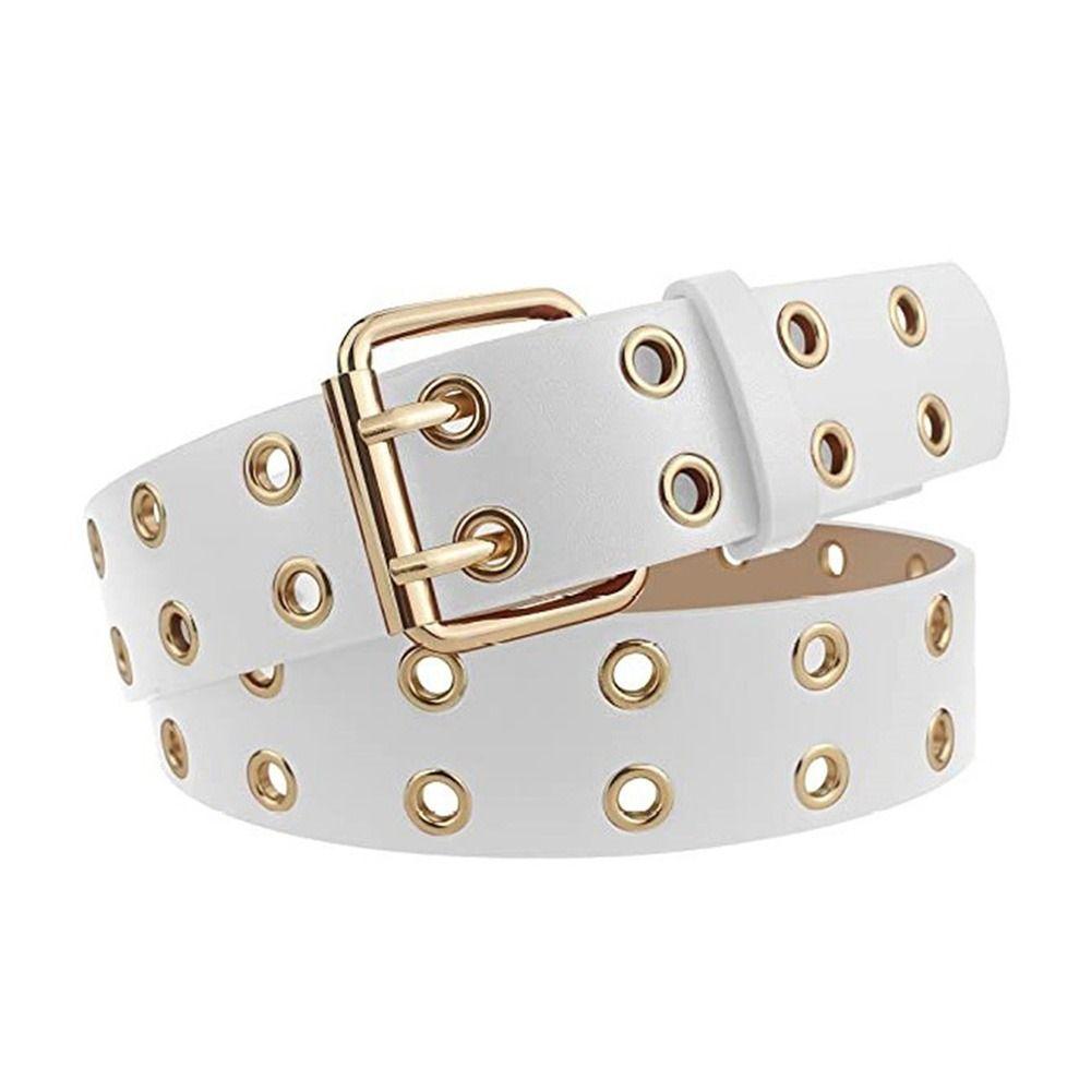 Fashion Punk Waist Belt Goth Waistband Jeans Girdles Adjustable Belts Cummerbunds PU Leather Apparel Accessories Belts For Women