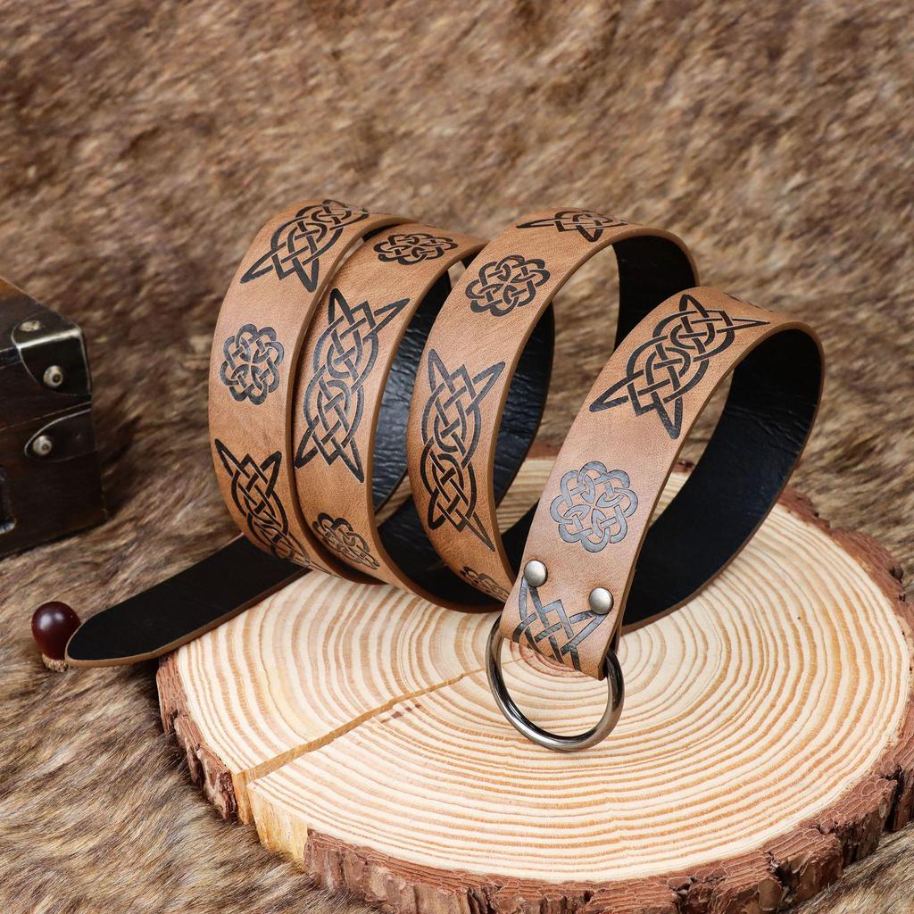 Medieval Viking Leather Cosplay Costume – Magic & Steampunk Props for Halloween