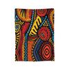 Traditional Ethnic Tribal Pattern  Fleece Throw Blanket Kizomba Blankets for Home Travel Ultra-Soft Bedroom Quilt,
