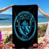 Football team City FC Print Beach Towel, Versatile Lightweight Absorbent Beach Towel for Pool Surf Yoga Bathroom, Perfect Birthday Holiday Gift