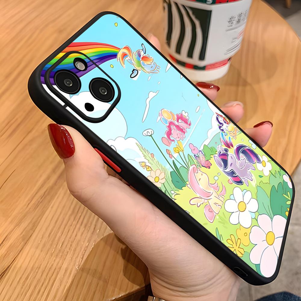 M-My Little P-Pony Phone Case For IPhone 17 16 15 Pro Max 14 Pro 1613 11 12 Mini Xs Xr Plus Se Matte Back Cover