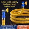 1/1.5/2/2.5/3m Explosion Proof Gas Pipe Rodent Proof Anti Chewing Flexible Steel Gas Pipe Low Pressure Corrugated Gas Hose