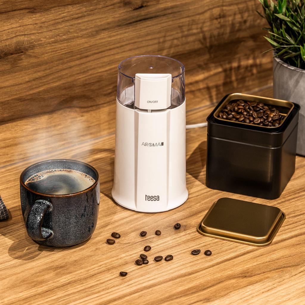 Electric Coffee Grinder Teesa Aroma G10 160W compact